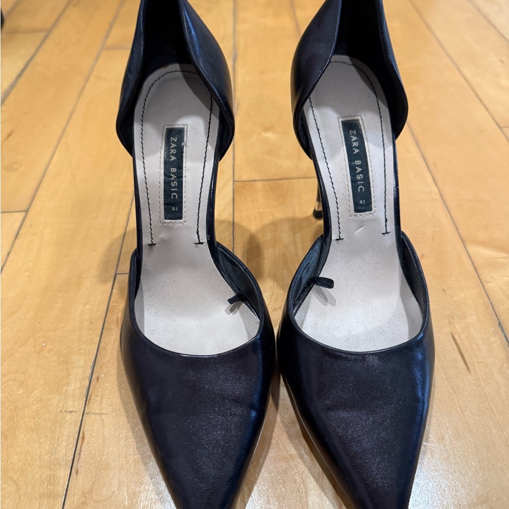 Zara Elegant Black Heels